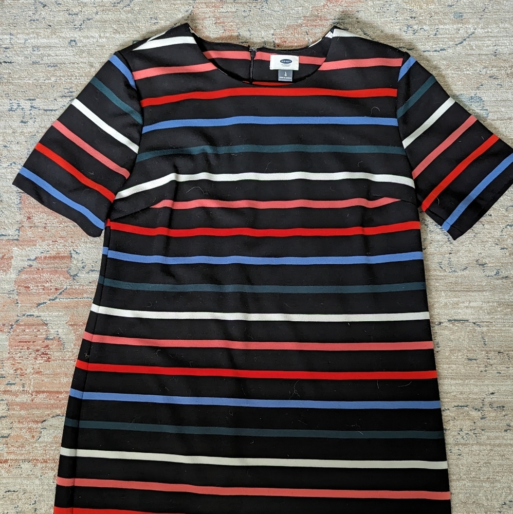 A line striped dress